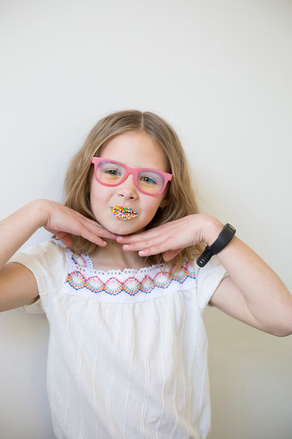 Digital Blue Light Blocking Glasses Pink