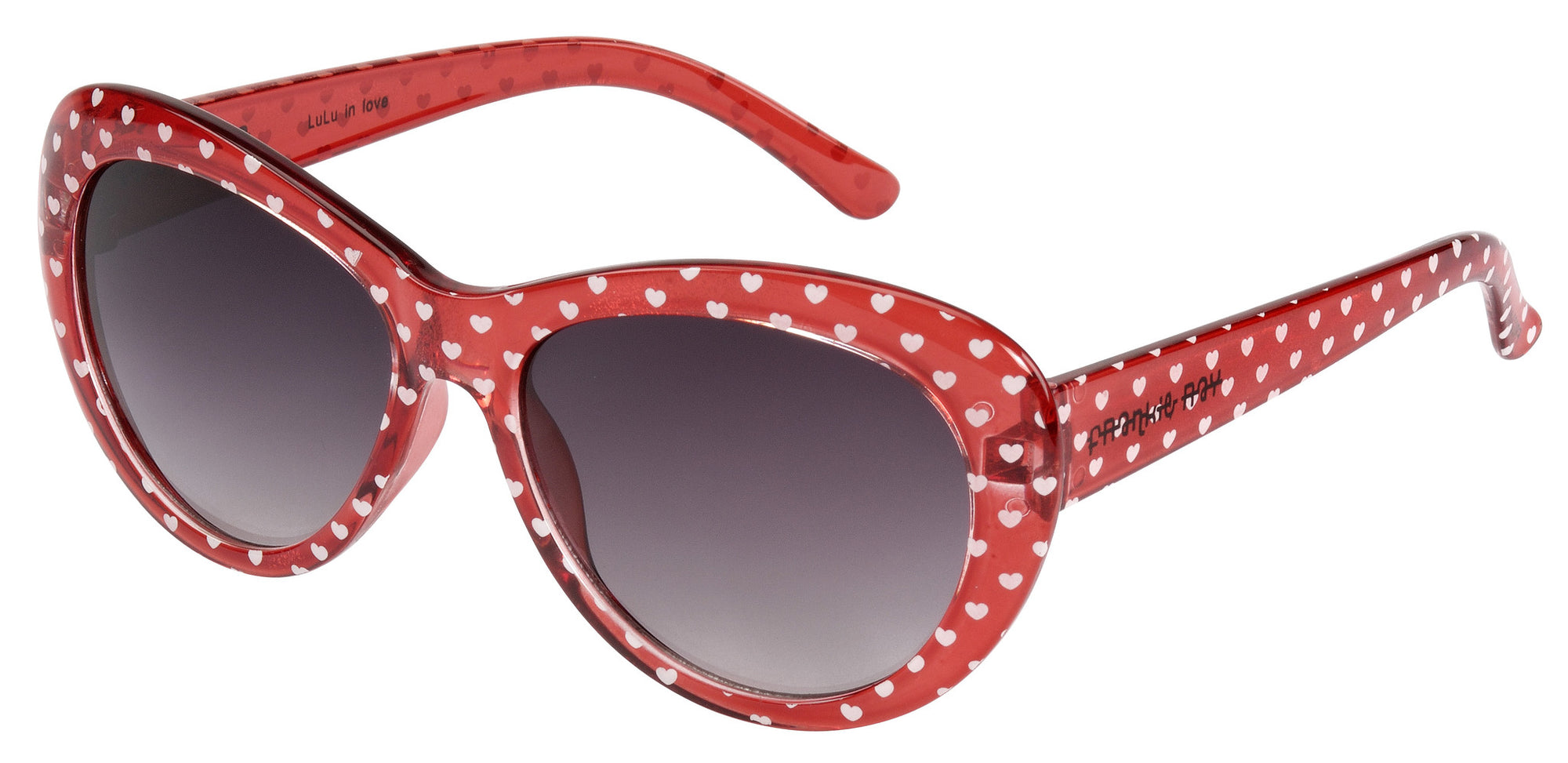 frankieray - Lulu in love - Crystal Red with White Hearts - frankieray -